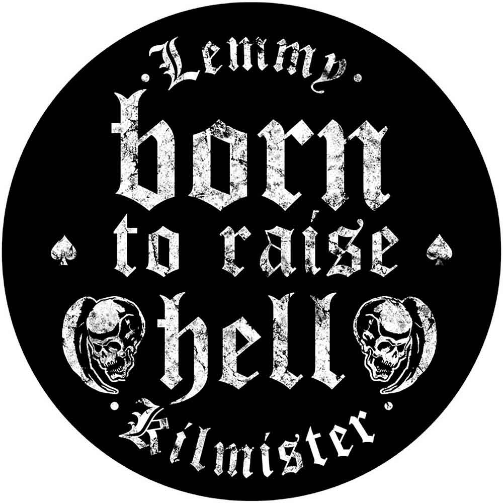 Lemmy: Back Patch/Born to Raise Hell