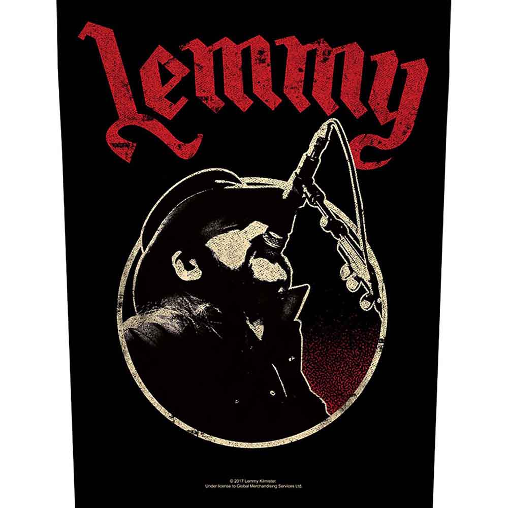Lemmy: Back Patch/Microphone