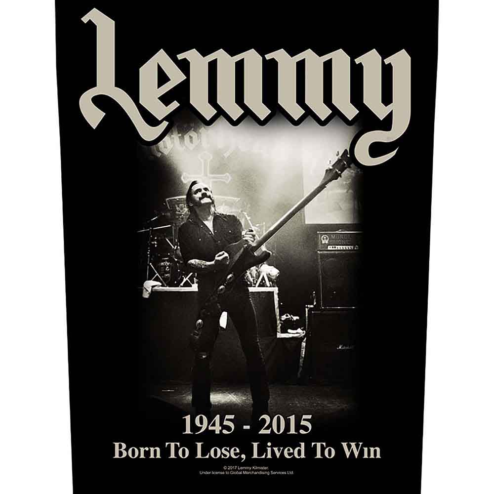 Lemmy: Back Patch/Lived to Win