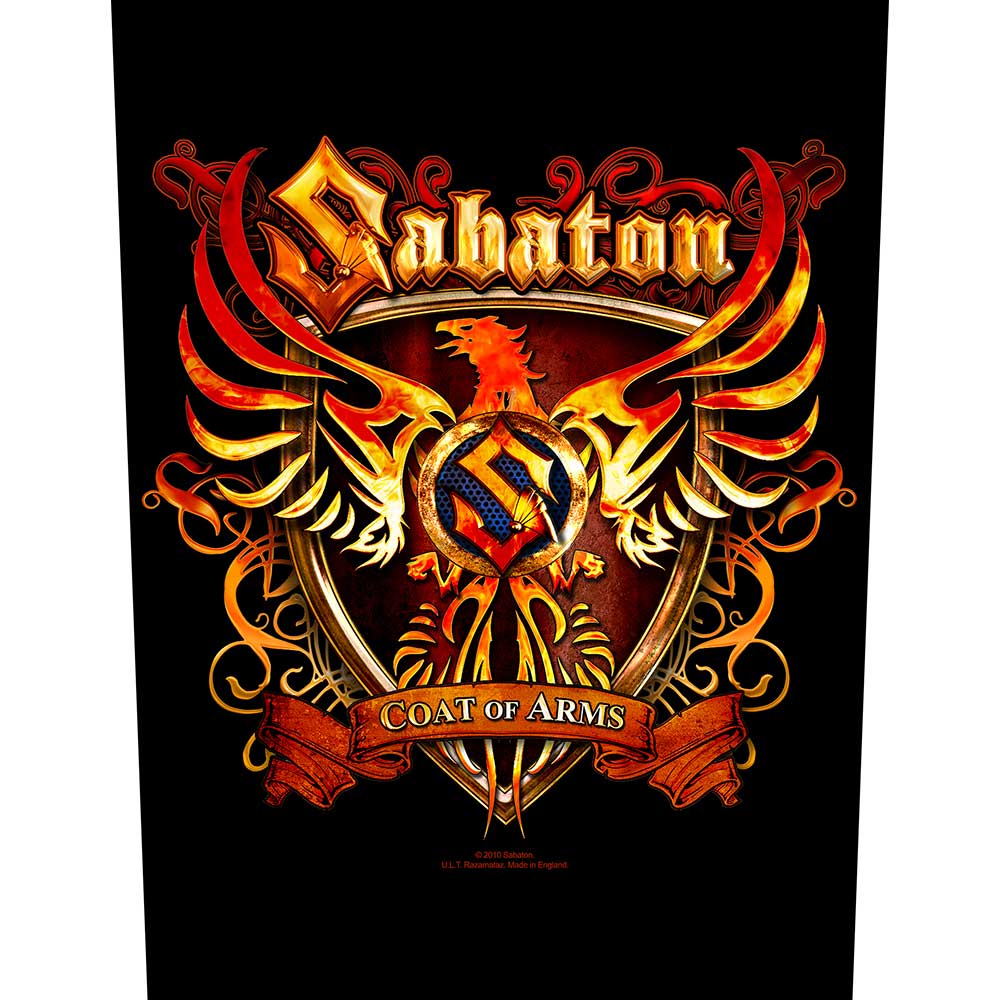 Sabaton: Back Patch/Coat of Arms