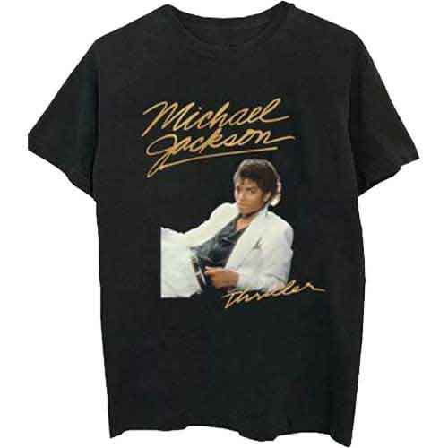 Michael Jackson: Unisex T-Shirt/Thriller White Suit (Medium)