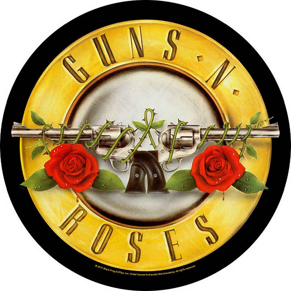 Guns N' Roses: Back Patch/Bullet Logo