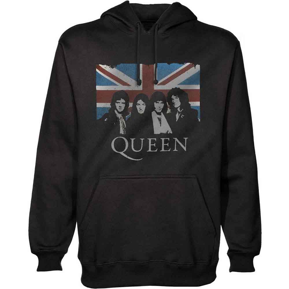Queen: Unisex Pullover Hoodie/Vintage Union Jack (XX-Large)