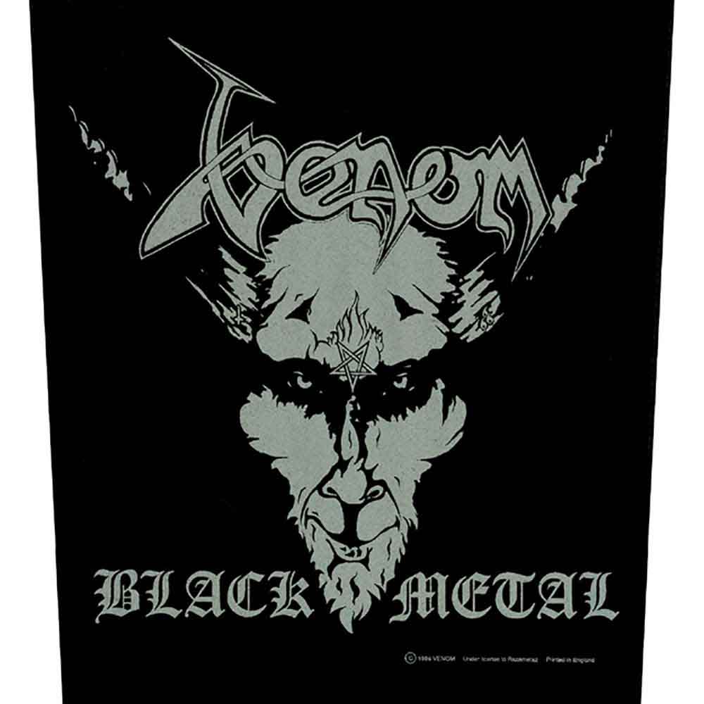 Venom: Back Patch/Black Metal