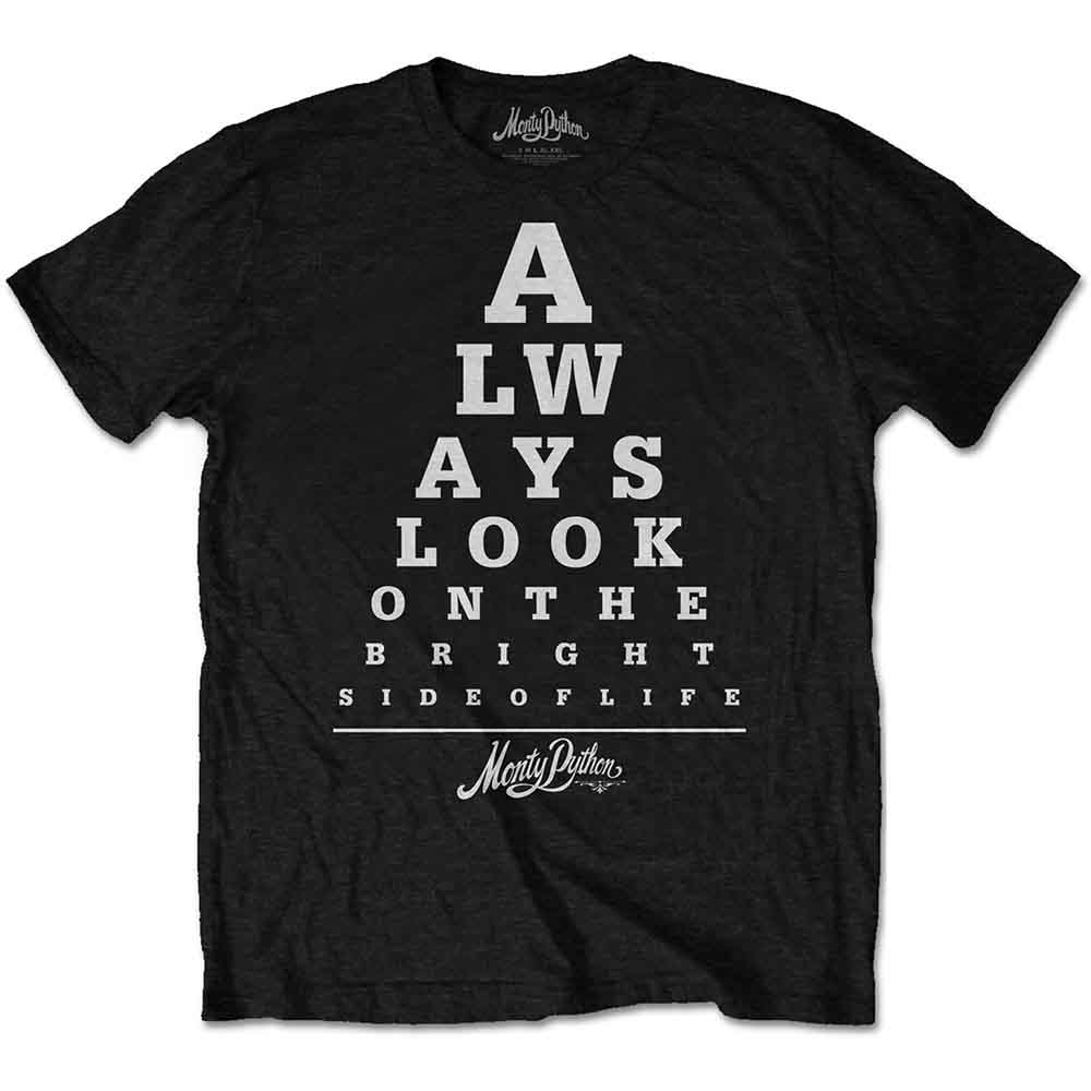 Monty Python: Unisex T-Shirt/Bright Side Eye Test (Large)