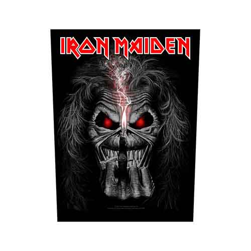 Iron Maiden: Back Patch/Eddie Candle Finger