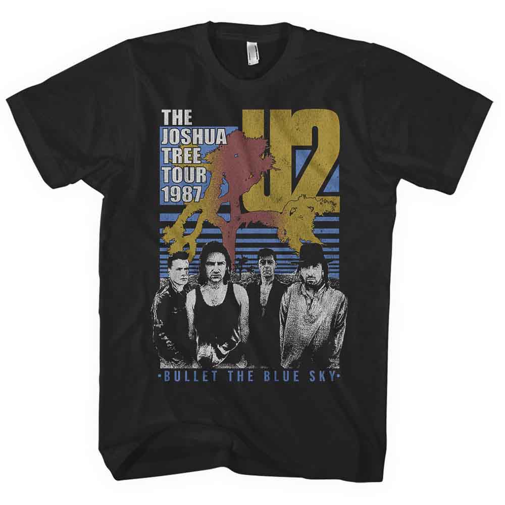 U2: Unisex T-Shirt/Bullet The Blue Sky (X-Large)