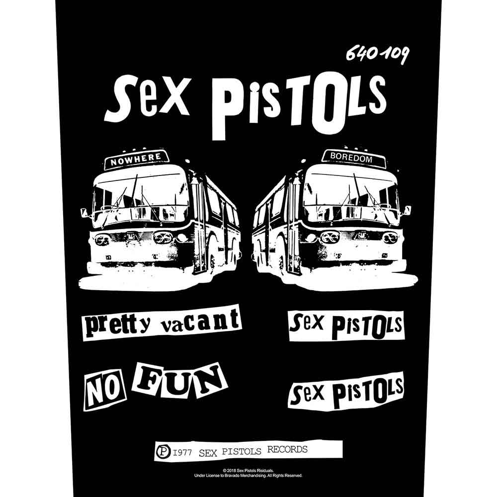 The Sex Pistols: Back Patch/Pretty Vacant