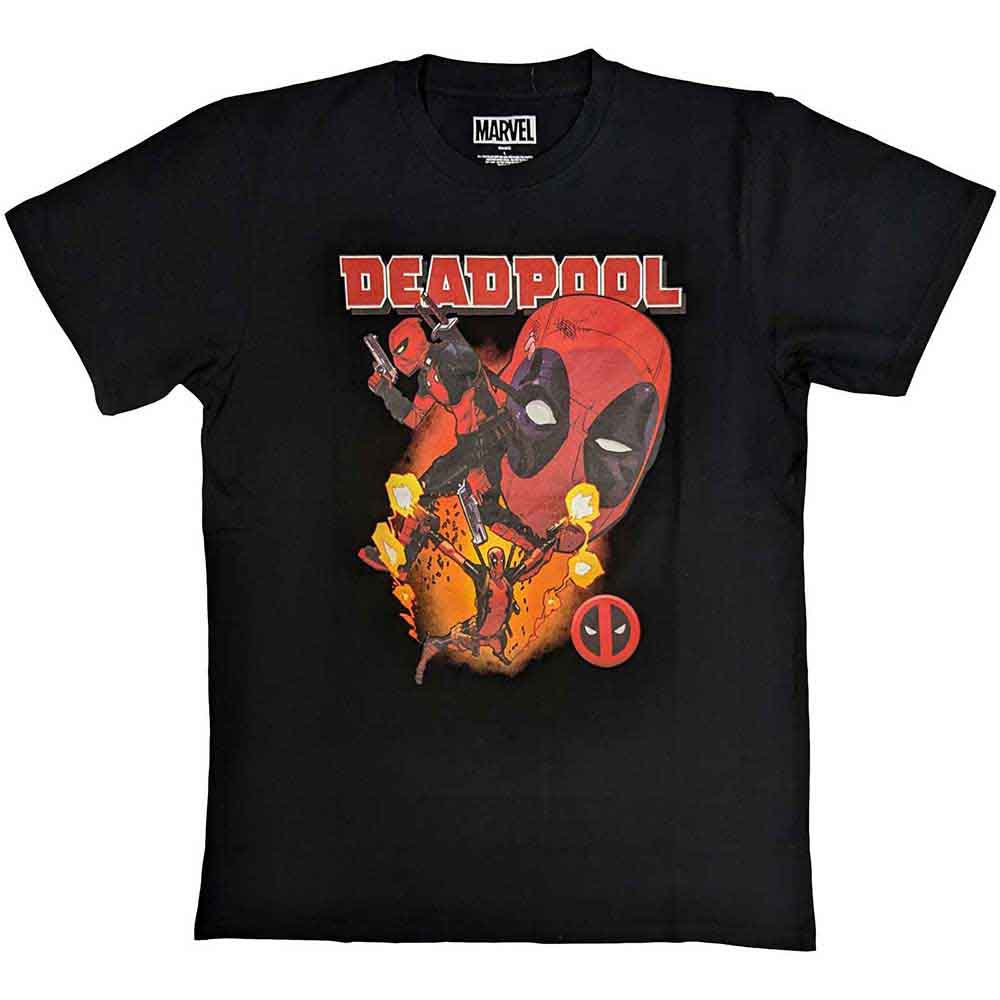 Marvel Comics: Unisex T-Shirt/Deadpool Collage 2 (X-Large)