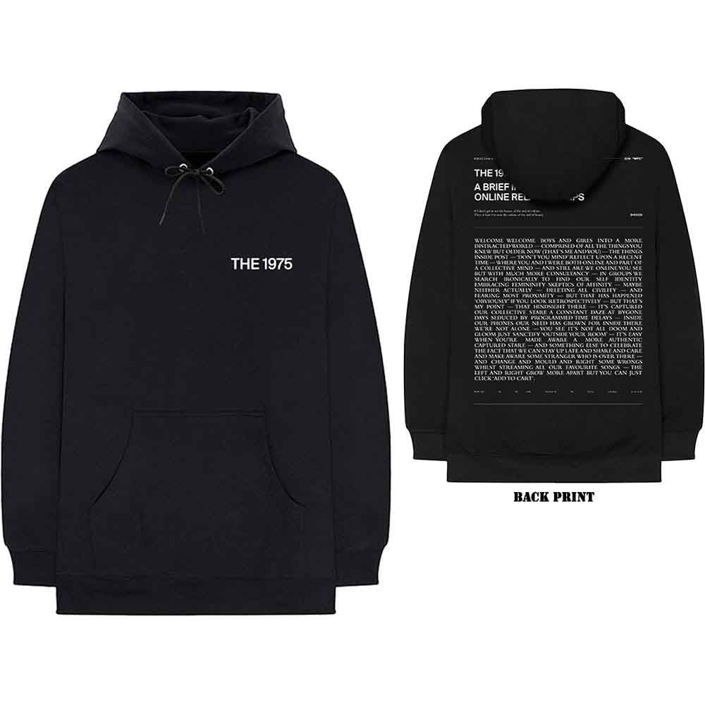 The 1975: Unisex Pullover Hoodie/ABIIOR Welcome Welcome Version 2. (Back Print) (Large)