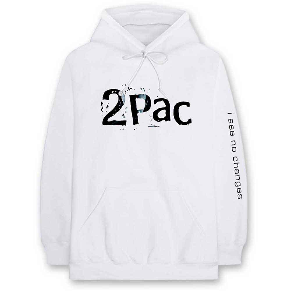 Tupac: Unisex Pullover Hoodie/I See No Changes (Large)