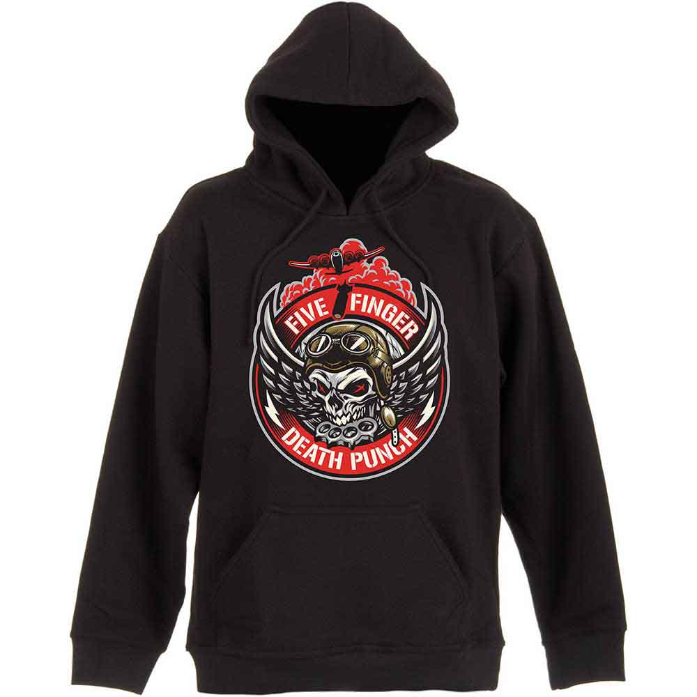 Five Finger Death Punch: Unisex Pullover Hoodie/Bomber Patch (Small)