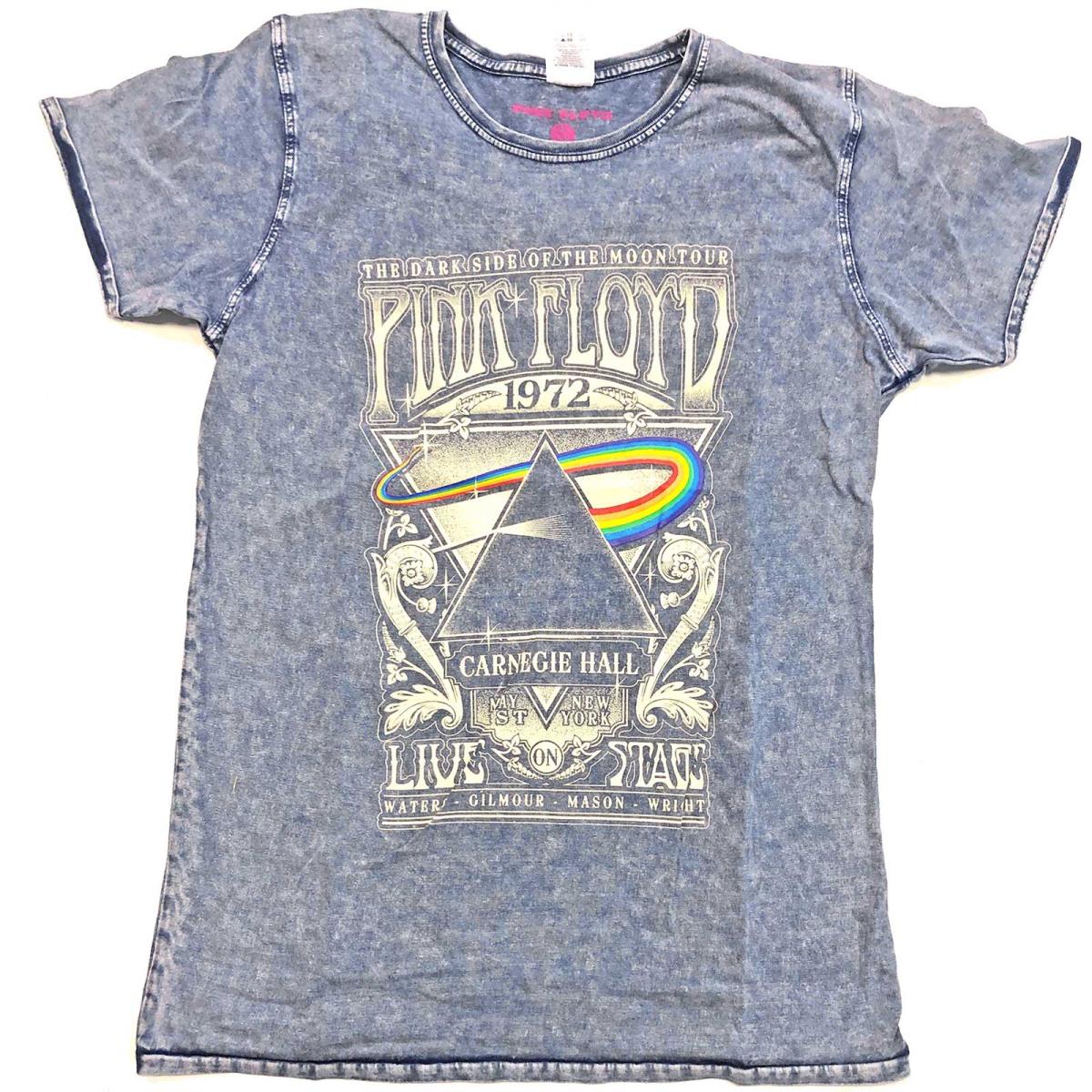 Pink Floyd: Unisex T-Shirt/Carnegie Hall (Burnout) (Large)