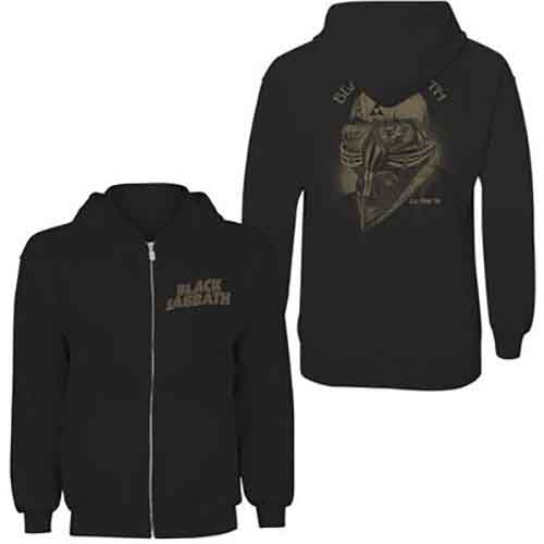 Black Sabbath: Ladies Zipped Hoodie/Tour 1978 (Back Print) (Small)