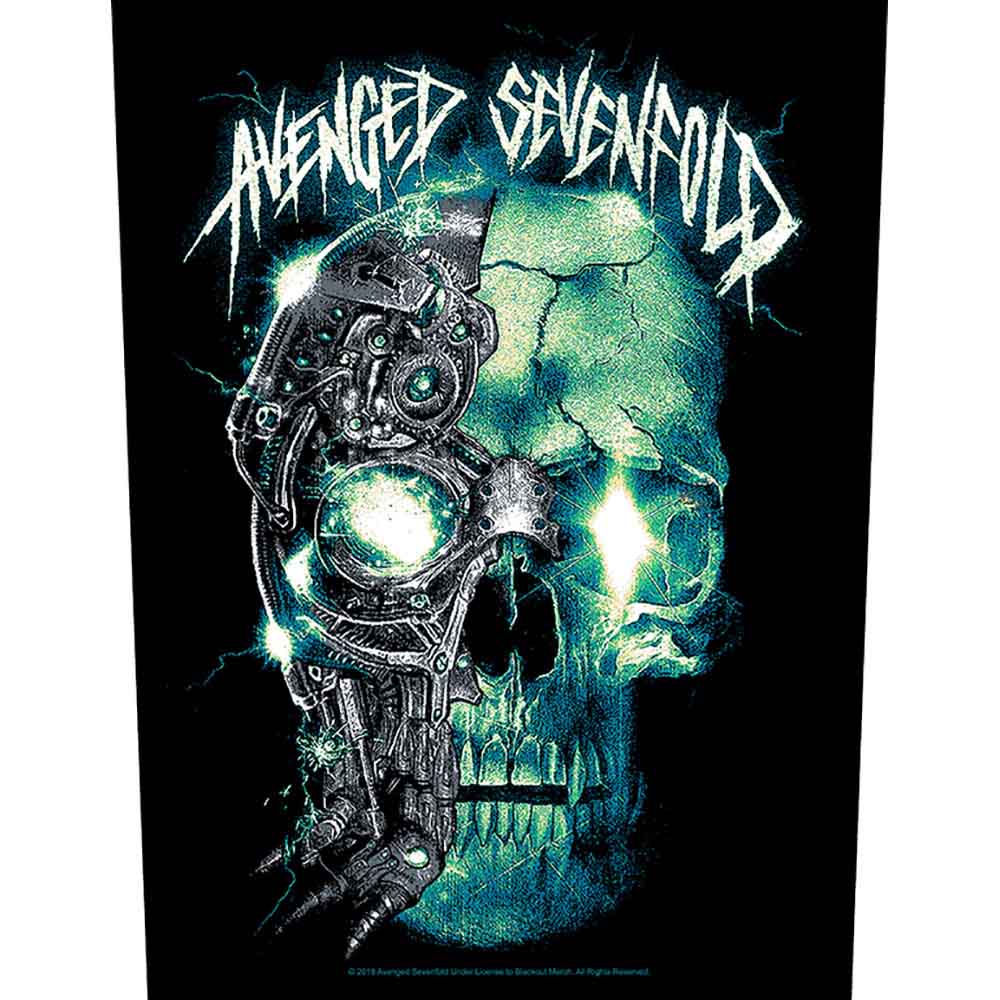Avenged Sevenfold: Back Patch/Mechanical Skull