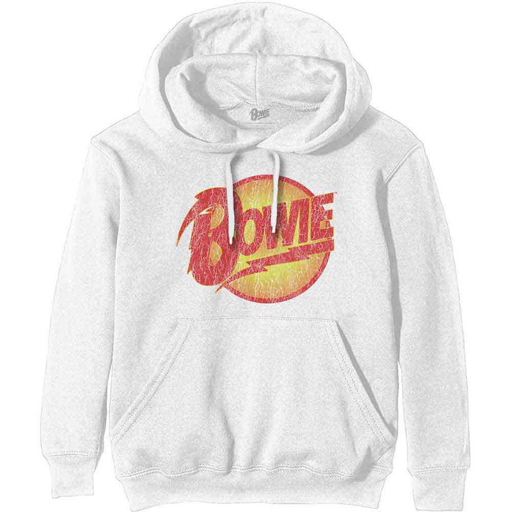 David Bowie: Unisex Pullover Hoodie/Vintage Diamond Dogs Logo (X-Small)