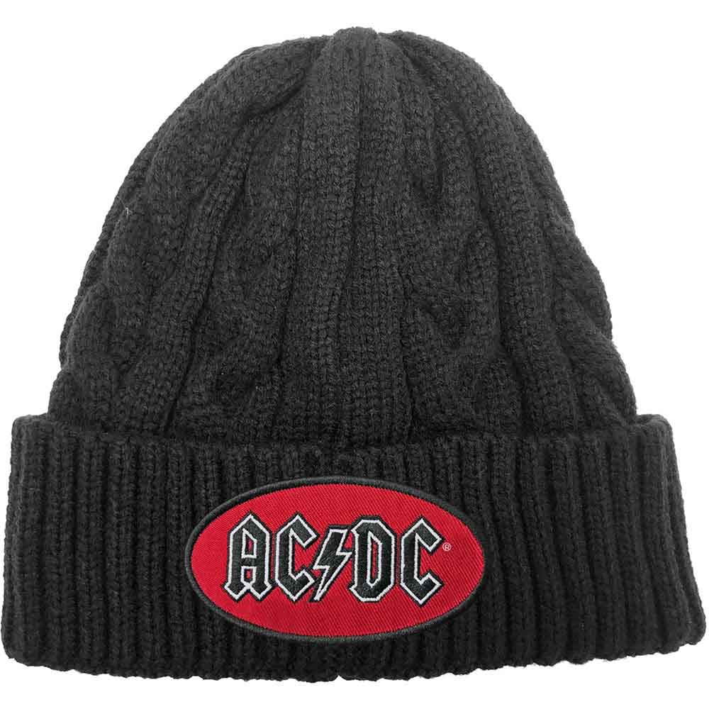 Knitten Woven ACDC Beanie Warm Winter Hat 