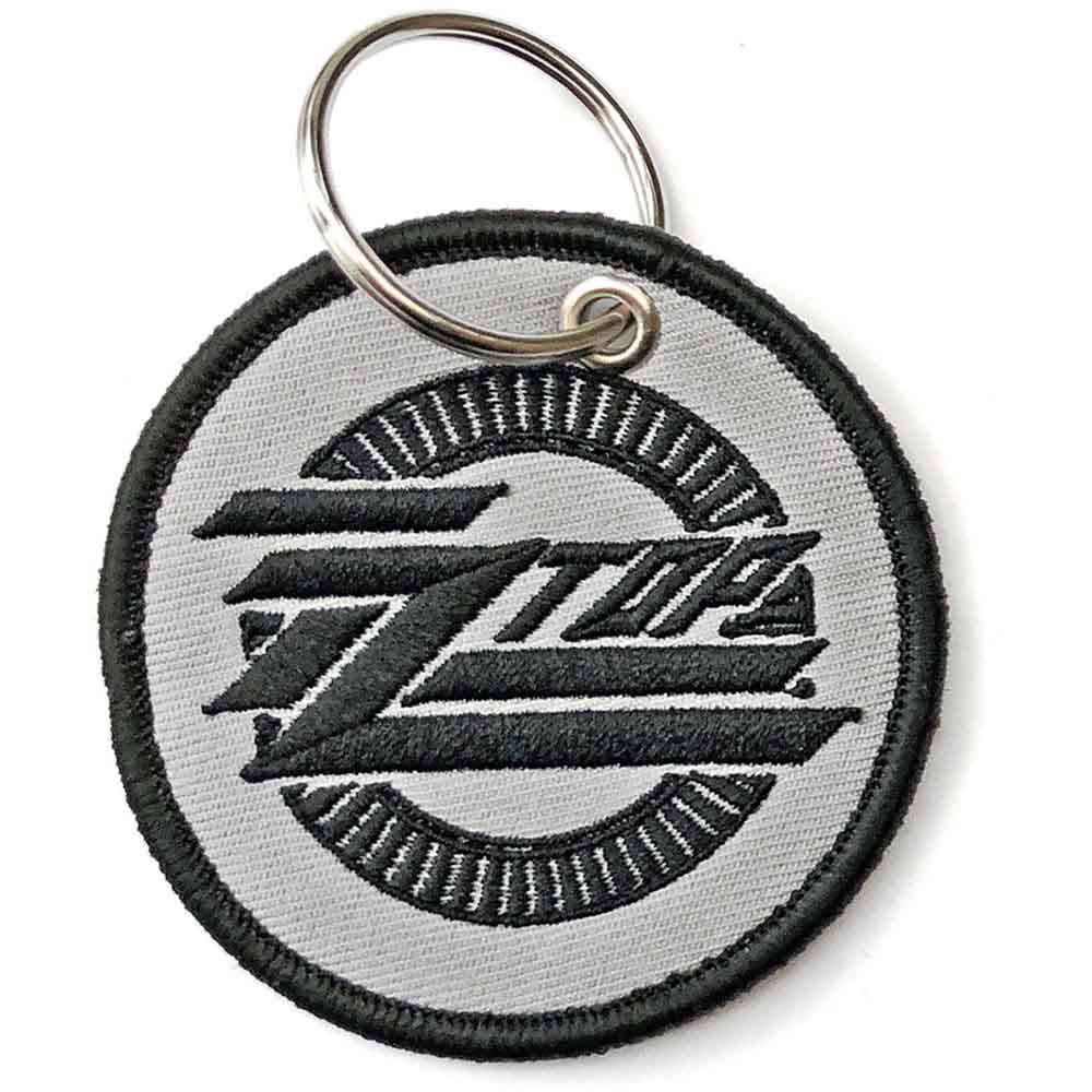 ZZ Top: Keychain/Circle Logo (Double Sided Patch)