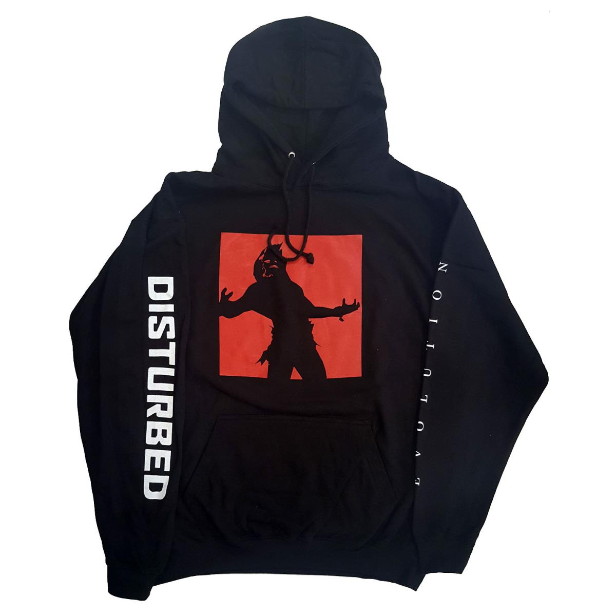 Disturbed: Unisex Pullover Hoodie/Evolution (Ex-Tour) (XX-Large)