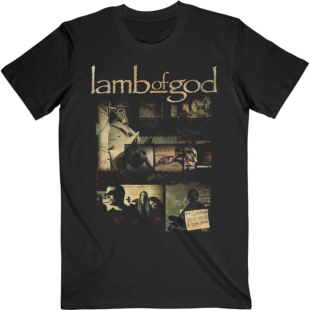 Lamb Of God: Unisex T-Shirt/Album Collage (Small)