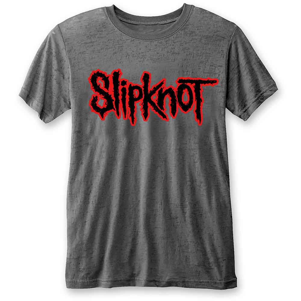 Slipknot: Unisex T-Shirt/Logo (Burnout) (Large)