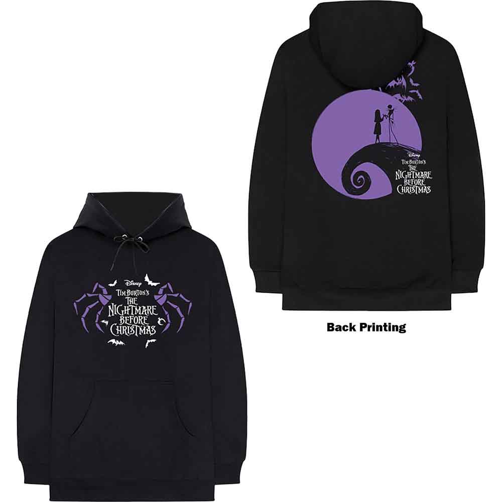Disney: Unisex Pullover Hoodie/The Night Before Christmas Moonlight (Back Print) (X-Large)
