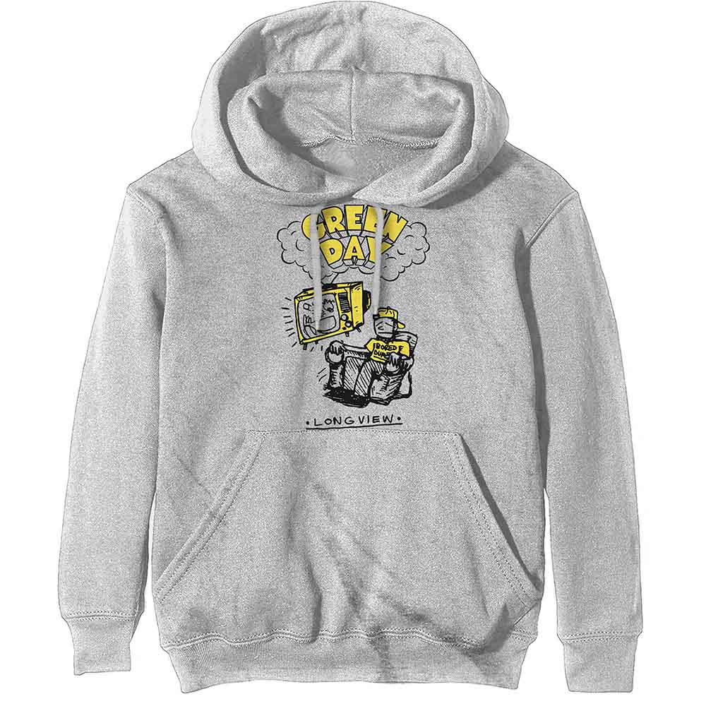 Green Day: Unisex Pullover Hoodie/Longview Doodle (XX-Large)