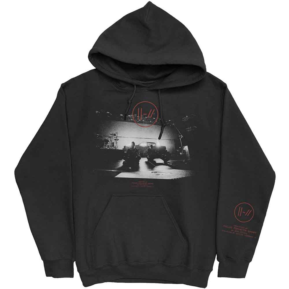 Twenty One Pilots: Unisex Pullover Hoodie/Dark Stage (Sleeve Print) (Small)