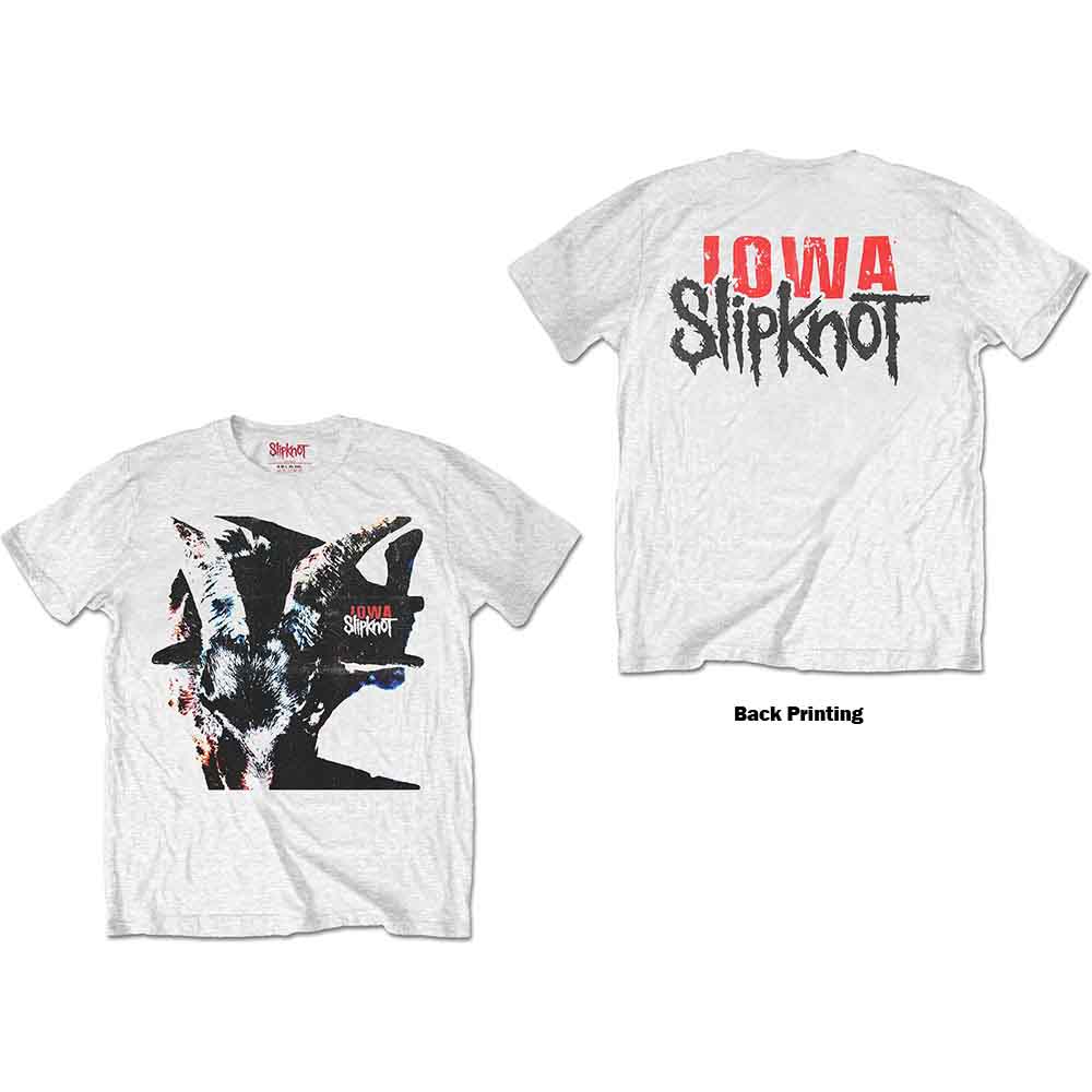 Slipknot: Unisex T-Shirt/Iowa Goat Shadow (Back Print) (XX-Large)