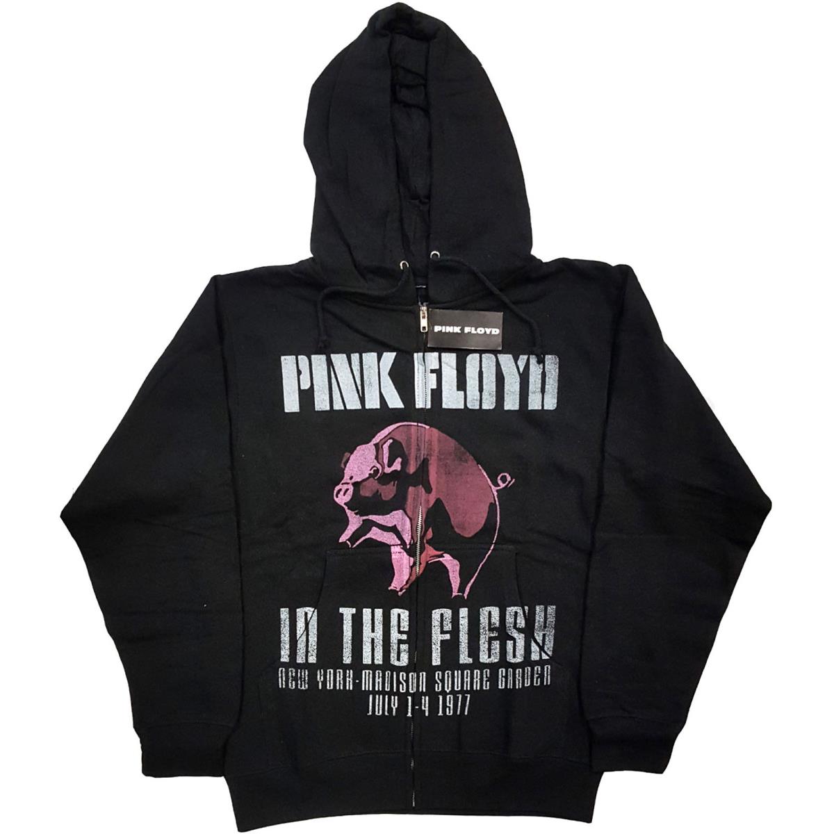 Pink Floyd: Unisex Zipped Hoodie/In the Flesh (Medium)