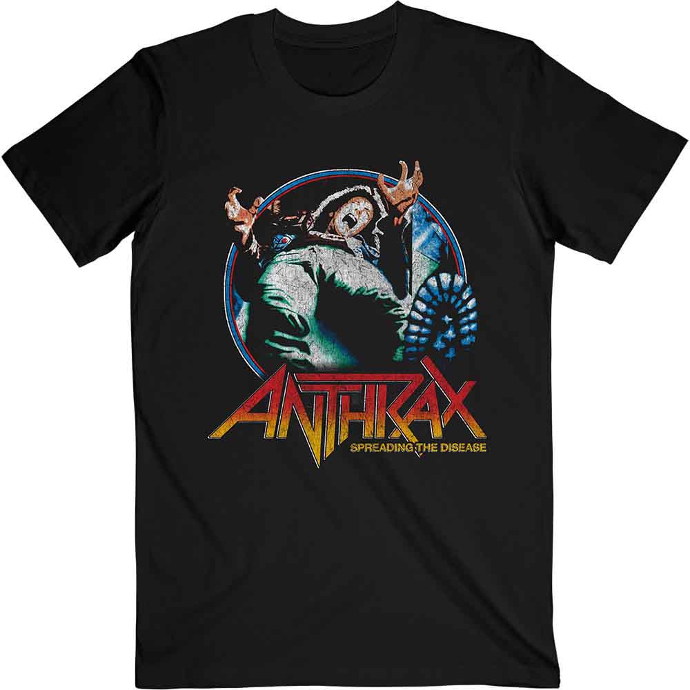 Anthrax: Unisex T-Shirt/Spreading Vignette (Medium)