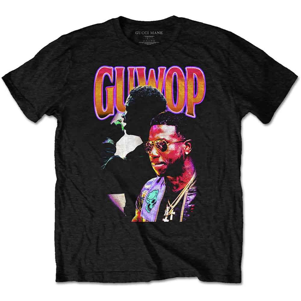 Gucci Mane (GUWOP): Unisex T-Shirt/Gucci Collage (Large)