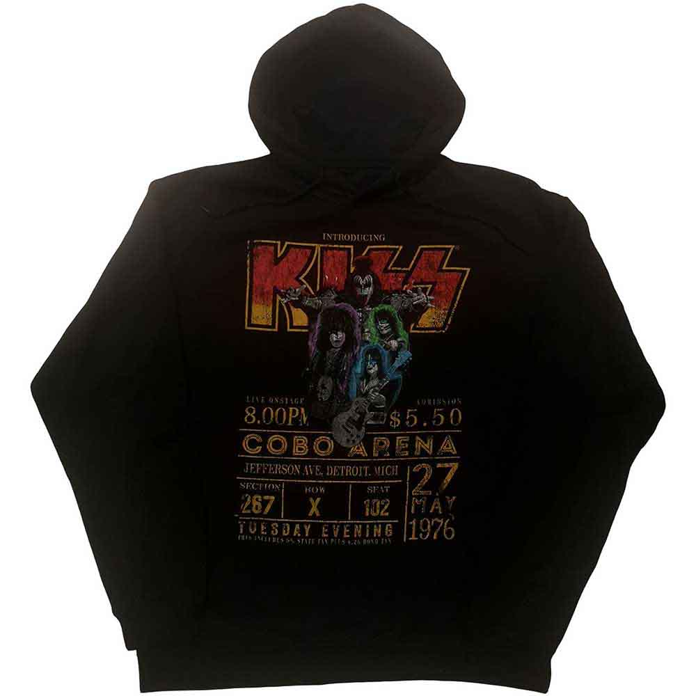 KISS: Unisex Pullover Hoodie/Cobra Arena '76 (Eco-Friendly) (Medium)