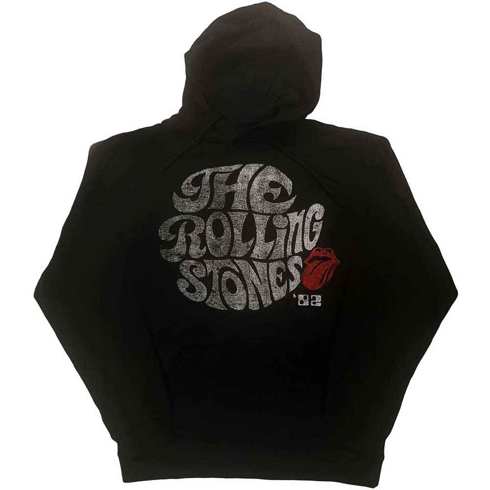 The Rolling Stones: Unisex Pullover Hoodie/Swirl Logo '82 (Eco-Friendly) (Large)