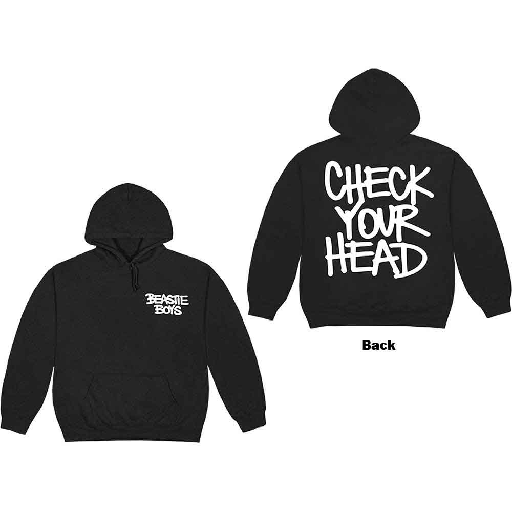 The Beastie Boys: Unisex Pullover Hoodie/Check Your Head (Back Print) (Large)
