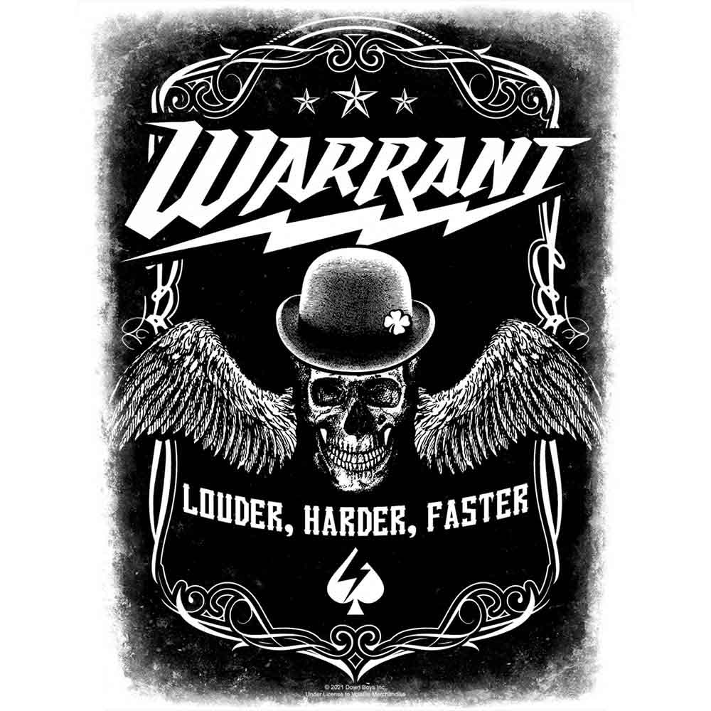Warrant: Back Patch/Louder Harder Faster