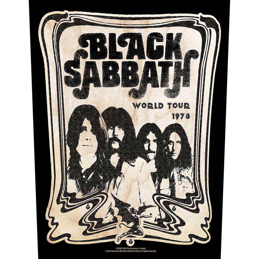 Black Sabbath - Black Sabbath: Back Patch/World Tour 1978 - merchandise