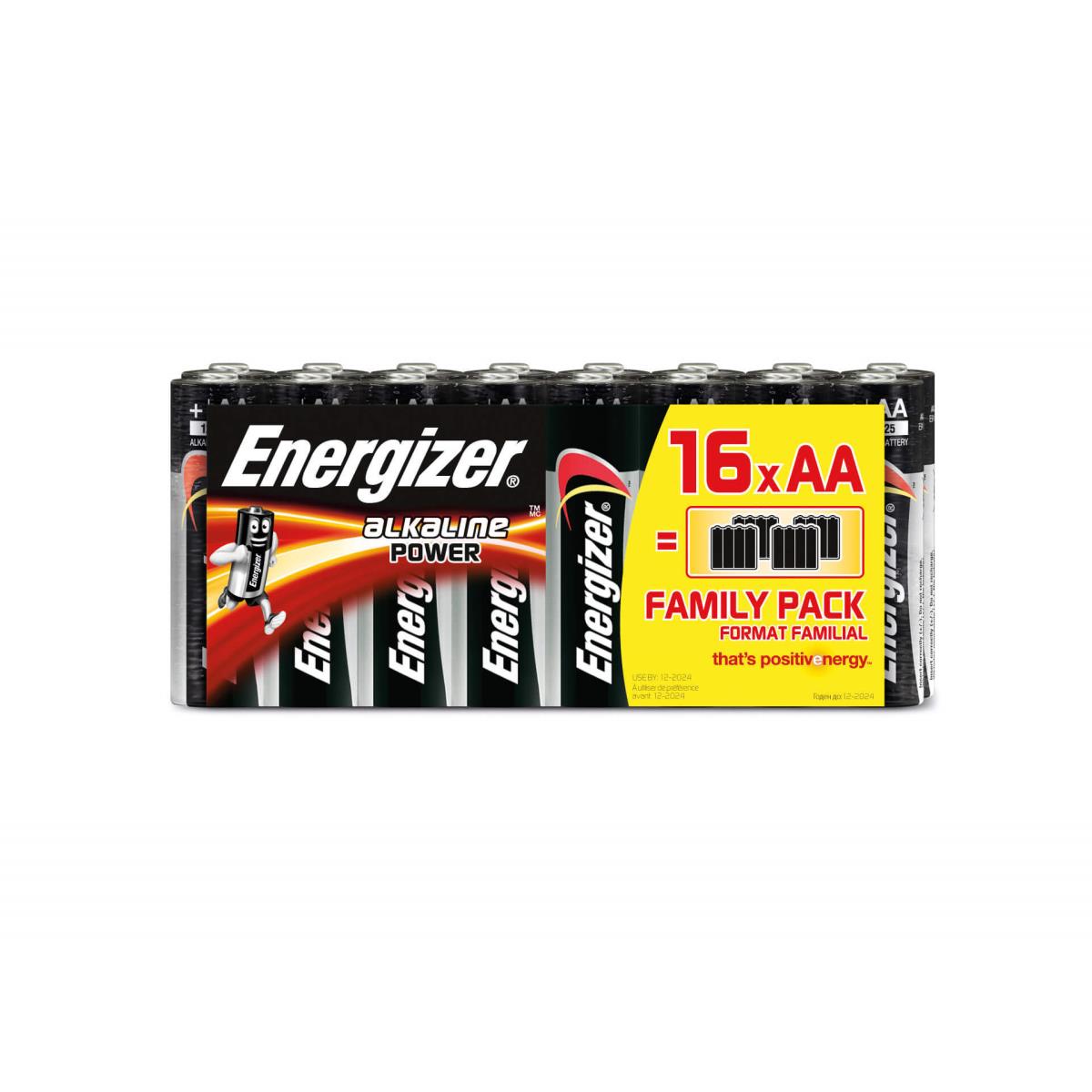 Energizer Alkaline Batteri AA | 1.5 V DC | 16-krympförpackning