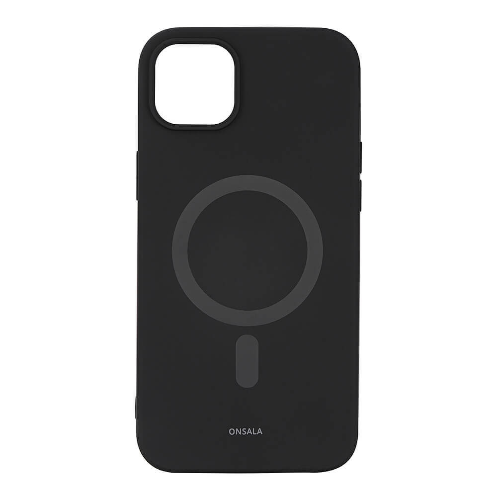 ONSALA Backcover Silicone MagSeries iPhone 14 Plus 6,7" Black