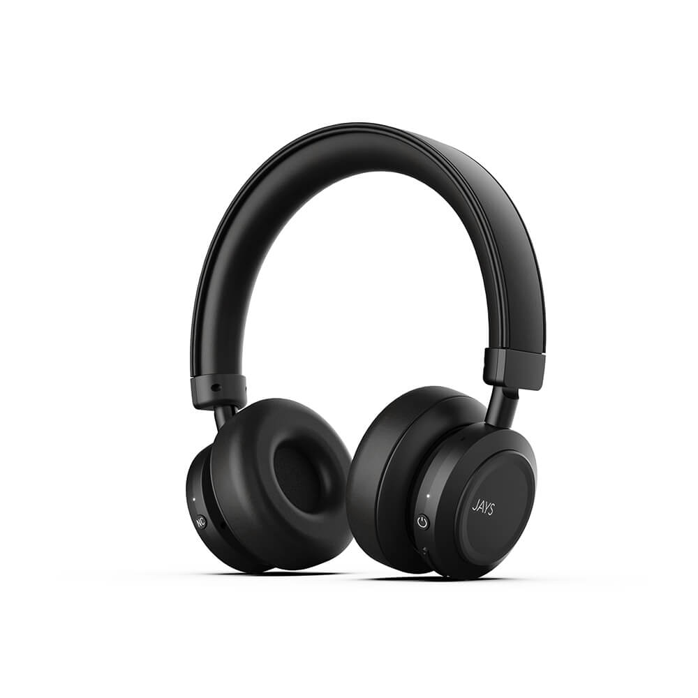 JAYS Headphone q-Seven Combo Wireless ANC On-Ear Black