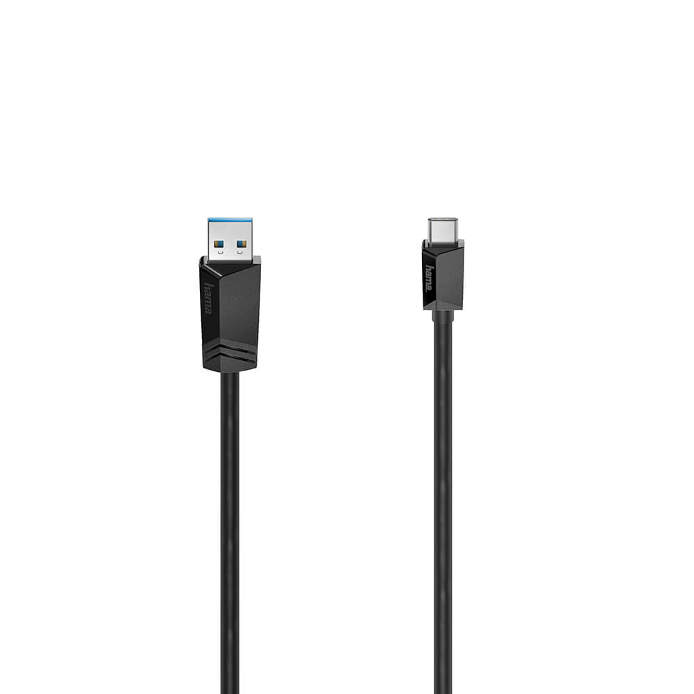 HAMA Cable USB-C - USB-A USB 3.2 5 Gbit/s 0.75m Black
