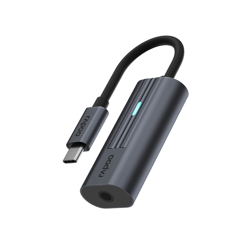 RAPOO Adapter USB-C UCA-1002 USB-C to 3.5mm Audio Adapter