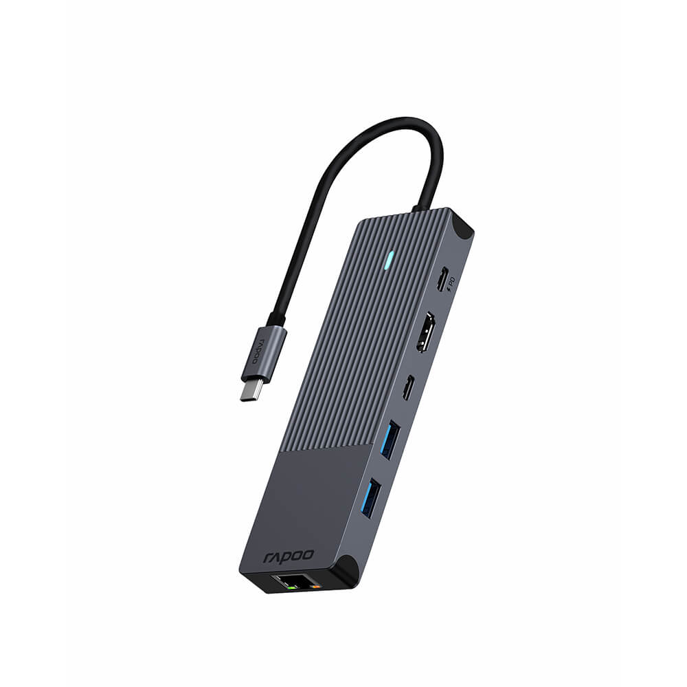 RAPOO Multiport USB-C UCM-2002 6-in-1 USB-C Adapter