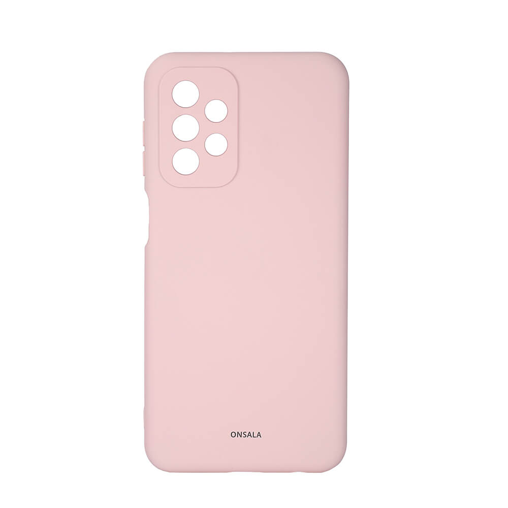 ONSALA Backcover Silicone Samsung A23 5G Chalk Pink