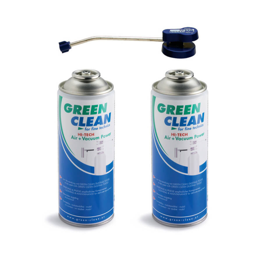 GREEN CLEAN Tryckluft Startkit GS-2051 400ml x2 High Tech