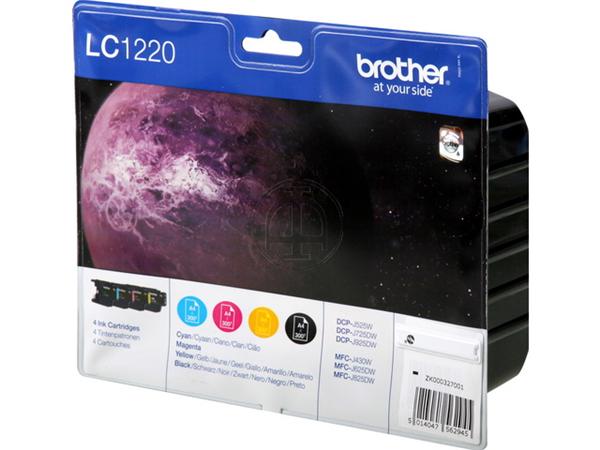 FP Brother LC1220 Value Pack Black, Cyan, Magenta, Yellow (300sid.)