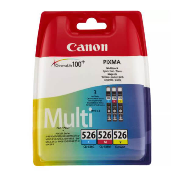 CANON Ink 4541B009 CLI-526 Color Multipack