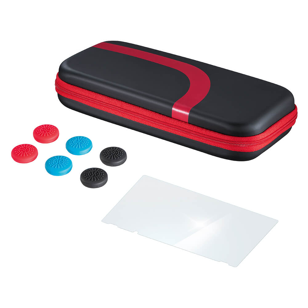 HAMA Set for Nintendo Switch Black/Red