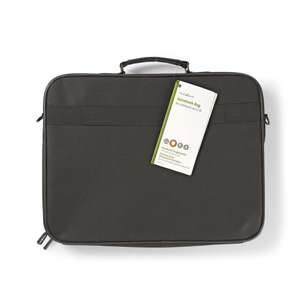 Nedis Notebook Väska | 17 - 18 " | Bärband | 2 Fack | 50 mm | 320 mm | 420 mm | Polyester