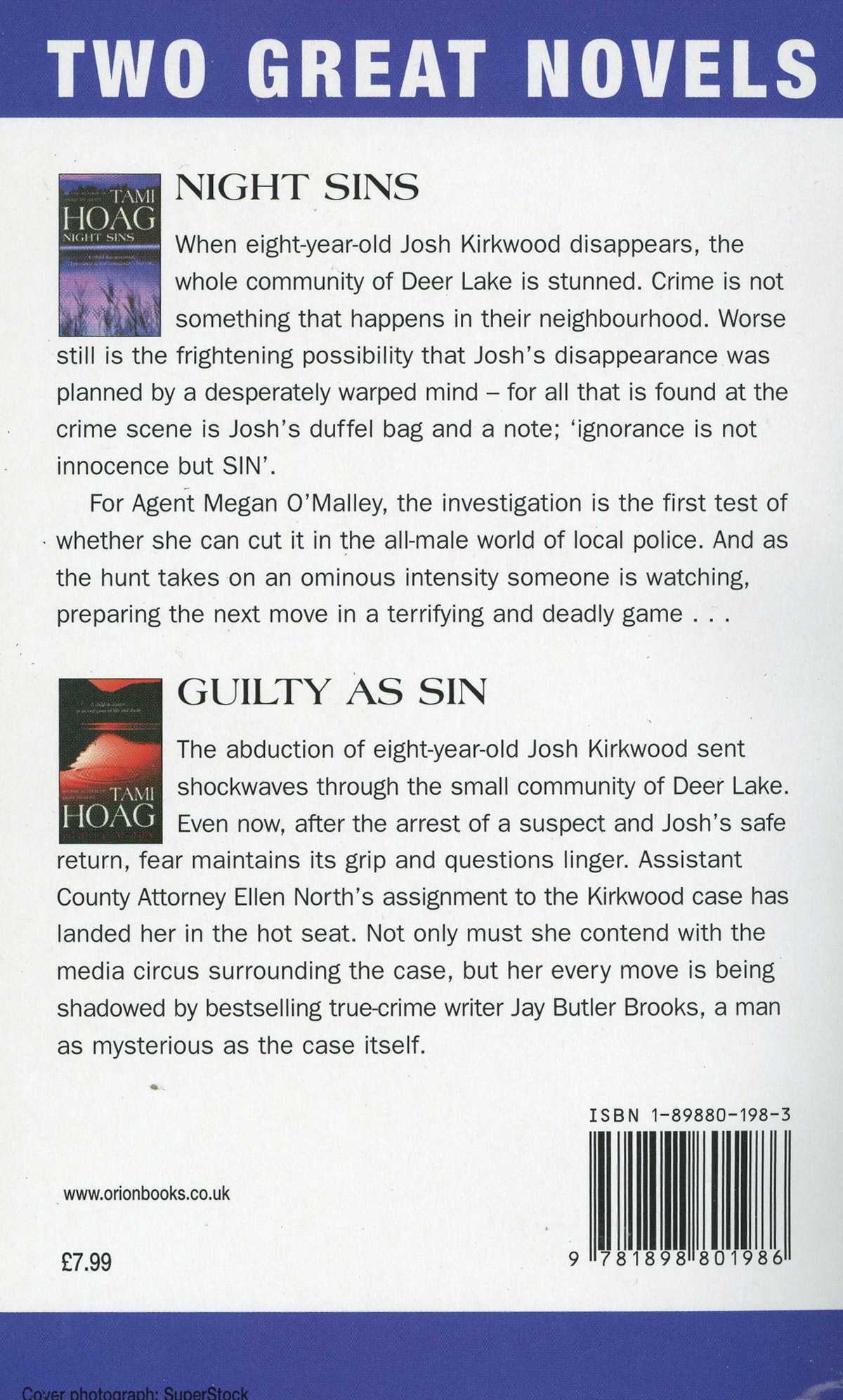 night sins guilty as sin tami hoag